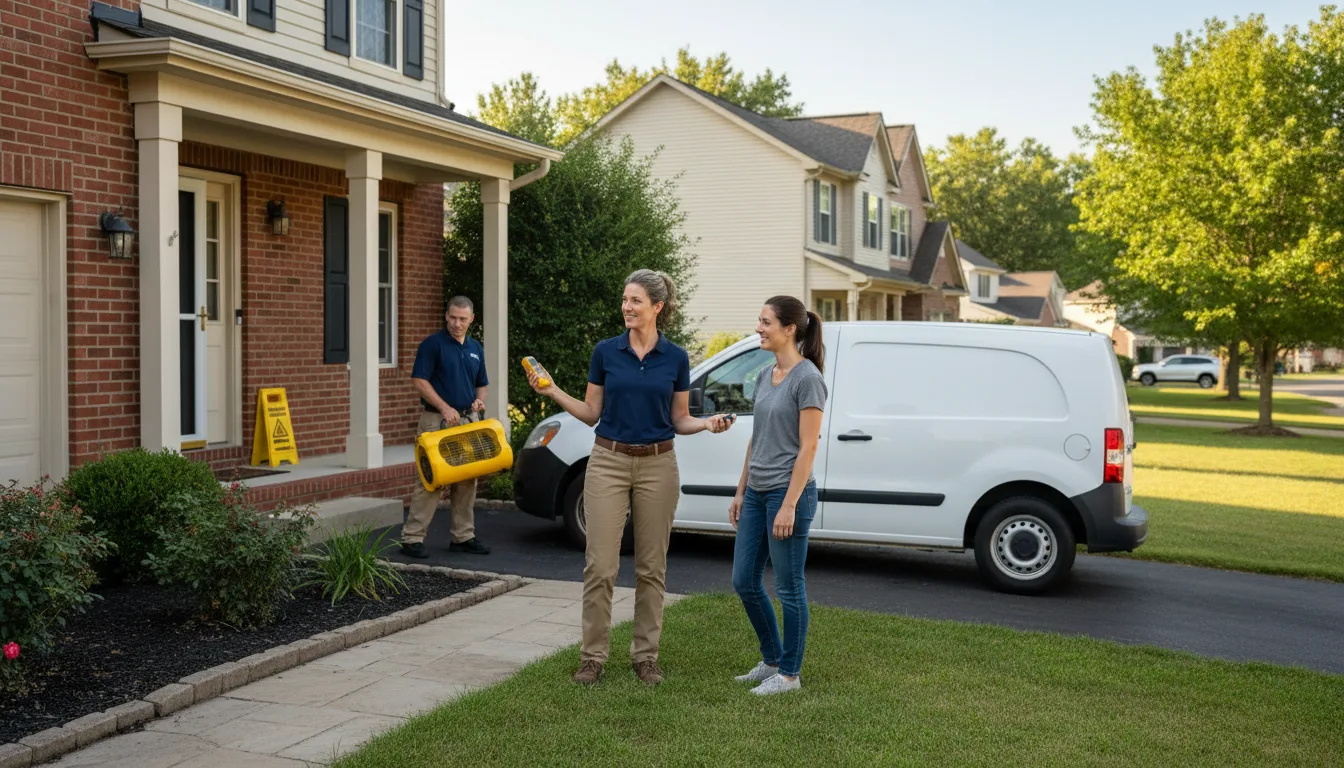 Water restoration image for Dehumidification And Cleanup Services in Morganton, GA